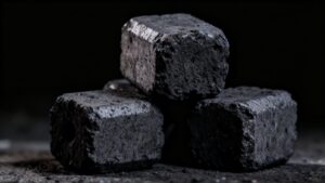 Pabrik briket arang kelapa Indonesia memproduksi briket bentuk cube berkualitas premium untuk pasar ekspor internasional.