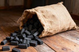 Produk briket kelapa premium dari Charcoal Briquette Indonesia Supplier ternama.